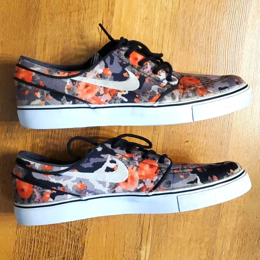 Nike Zoom SB Stefan Janoski Digi Orange‎ Floral 2013 Shoes Size 11.5